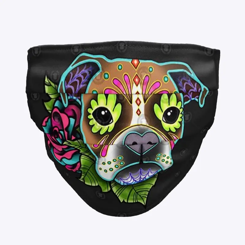 Boxer Sugar Skull